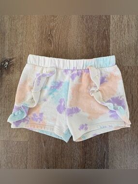 Grayson Mini Kids Tie-Dye Ruffle Shorts Size: 2T| Summer Daycare Shorts